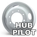 Hub Piloted Heavy Duty Truck and Trailer Steel Wheels