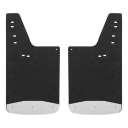 Front or Rear 12" x 23" Rubber Mud Guards, Select Ford Super Duty (2 Flaps)