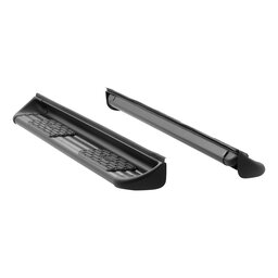 Black Stainless Steel Side Entry Steps, Select Dodge, Ram 1500, 2500, 3500 Crew