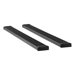 Grip Step 7" x 98" Black Aluminum Running Boards, Select Express, Savana