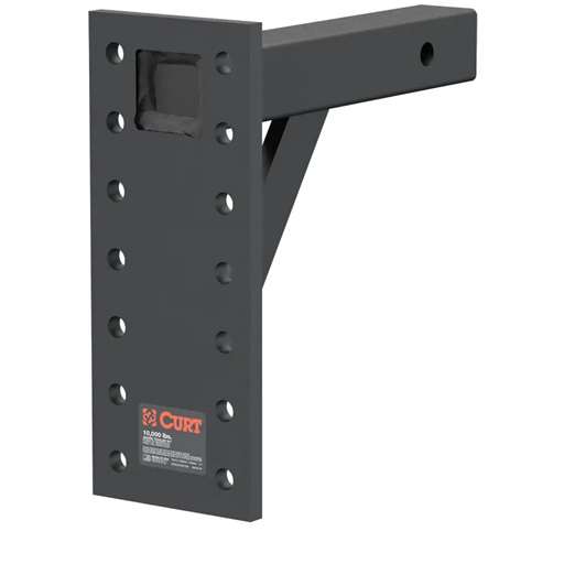 Adjustable Pintle Mount (2" Shank, 10,000 lbs., 13" High, 10" Long) - 48341