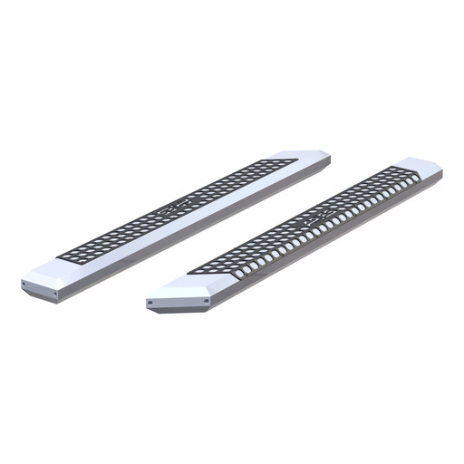 AdvantEDGE 5-1/2" x 75" Chrome Aluminum Side Bars (No Brackets)