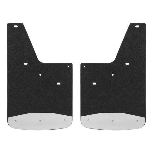 Front or Rear 12" x 20" Rubber Mud Guards, Select Silverado, Sierra (2 Flaps)