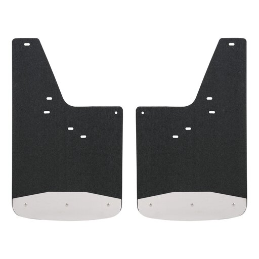 Rear 12" x 20" Rubber Mud Guards, Select Chevrolet Silverado 1500 (2 Flaps)