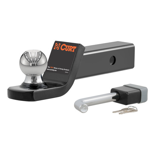 Curt Towing Starter Kit with 2" Ball (2" Shank, 7,500 lbs, 2" Drop) - 45141