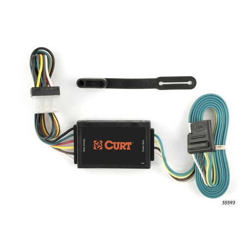 Curt Custom Wiring Connector, 4-Way Flat Output, Select Mazda CX-7 - 55593