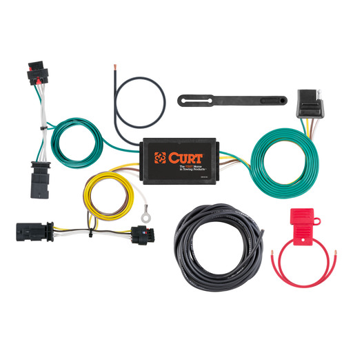 Custom Wiring Harness, 4-Way Flat Output, Select Jeep Compass