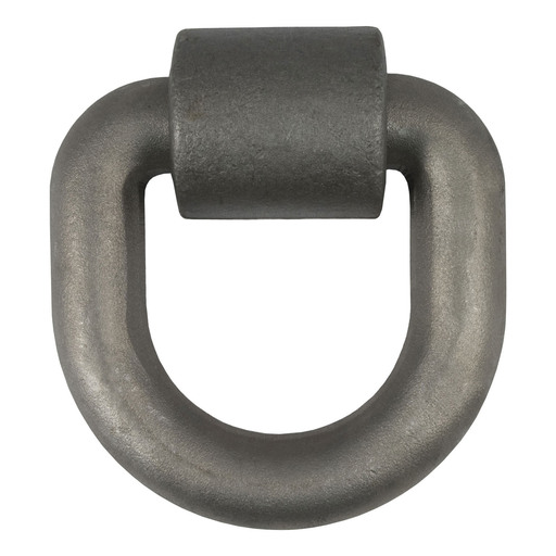 Curt 3" x 3" Weld-On Tie-Down D-Ring (15,587 lbs, Raw Steel) - 83770